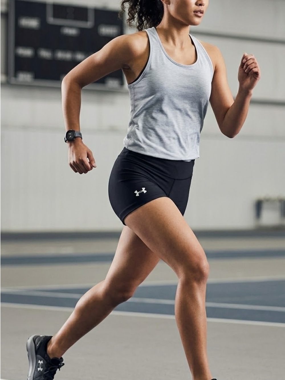 Sz S Under Armour Women's Black Performance Running Shorts